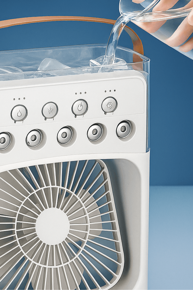 HumiTech 3 en 1 - Ventilador & A/C & Humidificador - Tienda Garden
