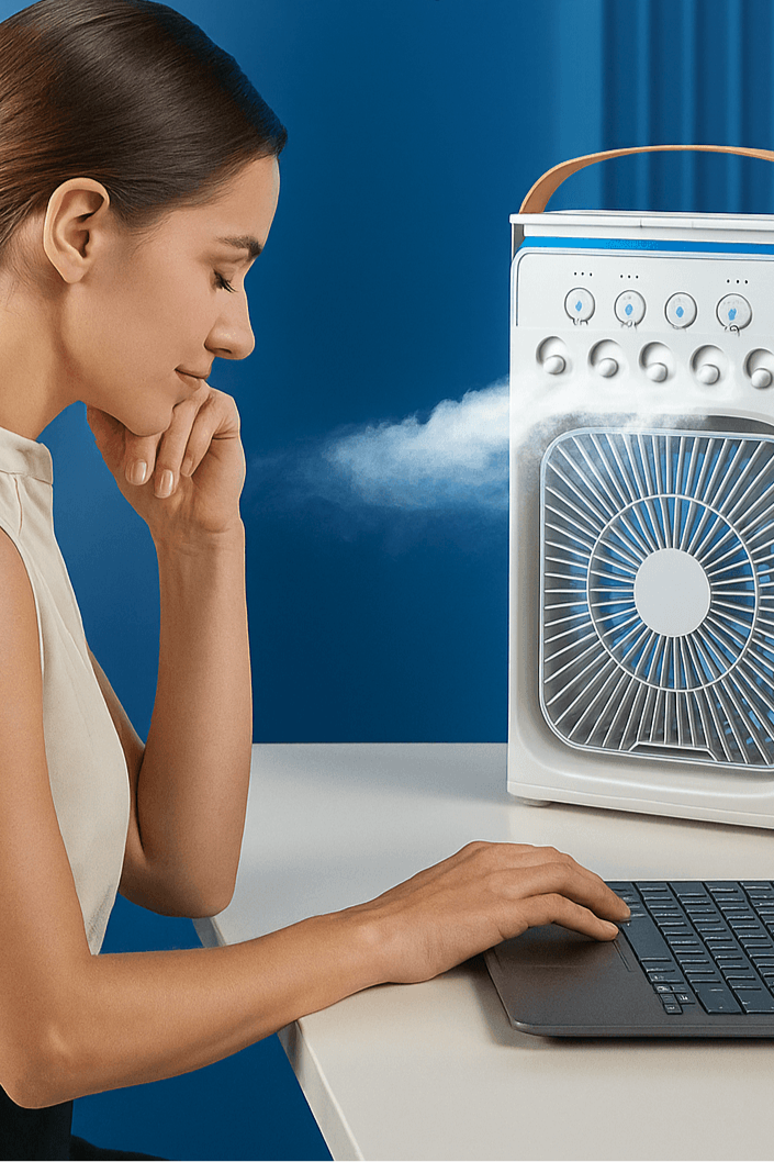 HumiTech 3 en 1 - Ventilador & A/C & Humidificador - Tienda Garden