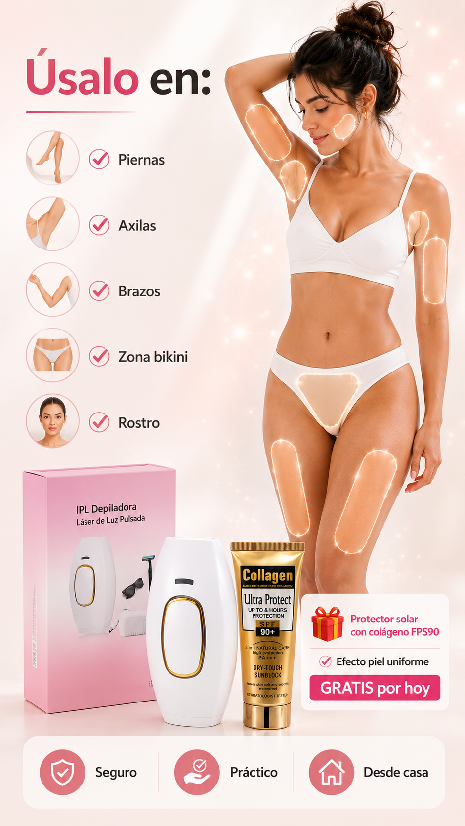 🥇 SilkLaser Pro + Collagen SPF 90+1