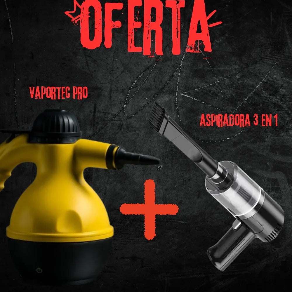 ¡Oferta Navideña! - VaporTec Pro™  + Aspiradora 3 en 1 [REGALO] - Últimas unidades en stock .