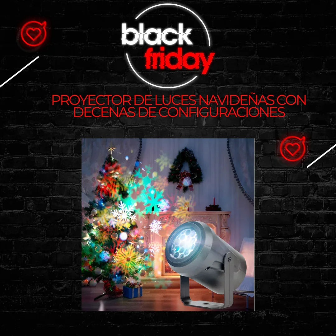 COMBO NAVIDAD: Proyector + Luces Solares Inteligentes - ¡Oferta Black Friday Limitada! - Tienda Garden