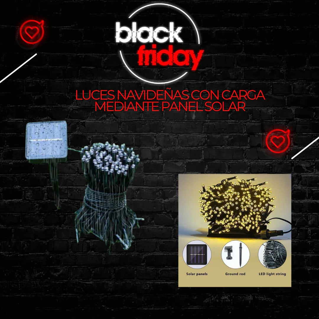 COMBO NAVIDAD: Proyector + Luces Solares Inteligentes - ¡Oferta Black Friday Limitada! - Tienda Garden