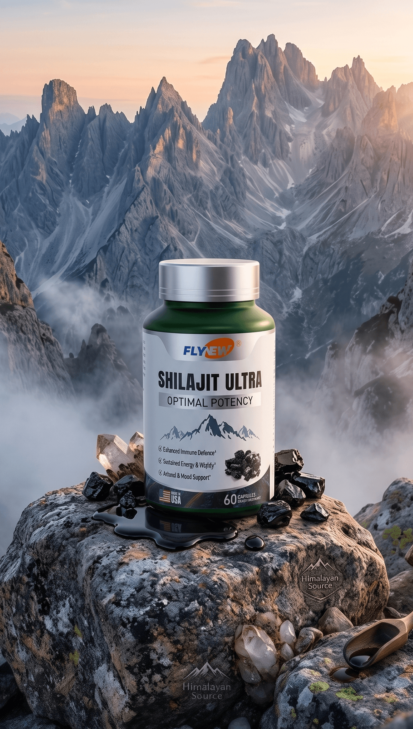 Shilajit Ultra -  Desbloquea el potencial de tu cuerpo | 60 Cápsulas