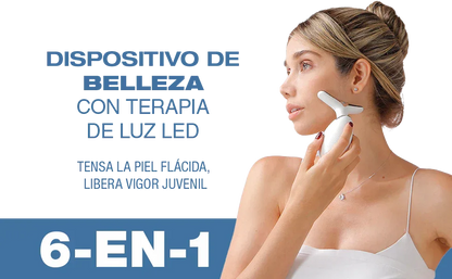 Kit Facial LED 💎 - LumiSkin Pro + Masajeador Lifting LED - Tienda Garden