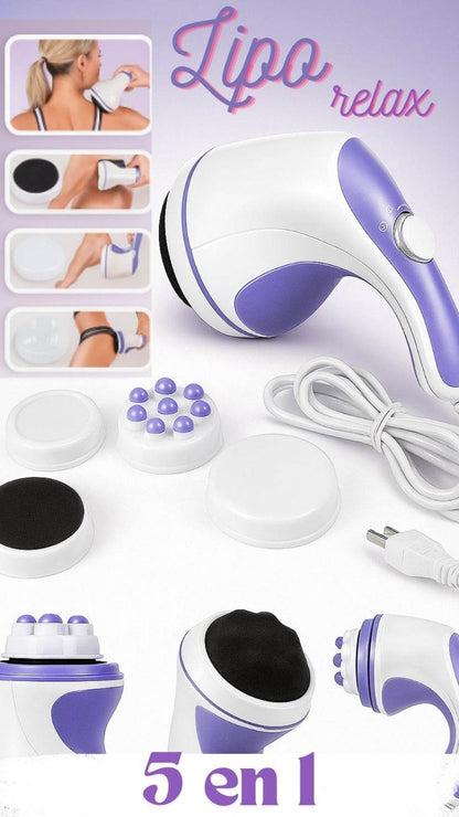 Lipo Relax 5-en-1 - Masajeador Corporal Reductor de Medidas - Tienda Garden